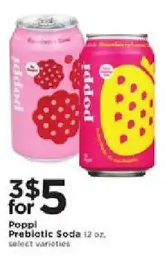 Cub Foods Poppi Prebiotic Soda offer