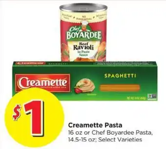 Food 4 Less Creamette Pasta offer