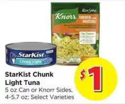 Food 4 Less StarKist Chunk Light Tuna or Knorr Sides offer