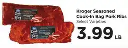 Food 4 Less Kroger seasoned cook-in bag pork ribs offer