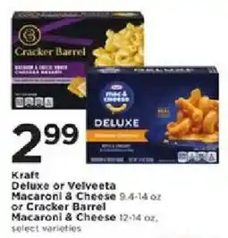 Cub Foods Kraft Deluxe or Velveeta Macaroni & Cheese offer