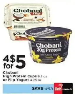 Cub Foods Chobani High Protein Cups offer