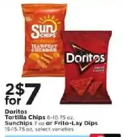 Cub Foods Doritos Tortilla Chips or Sunchips offer