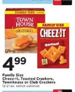 Cub Foods Family Size Cheez-it, Townhouse or Club Crackers offer