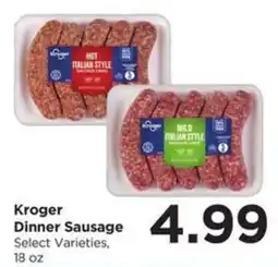 Food 4 Less Kroger dinner sausage offer