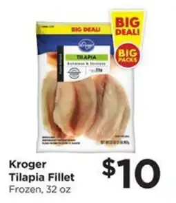 Food 4 Less Kroger Tilapia Fillet offer