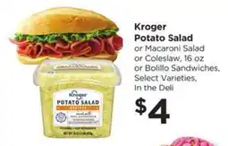 Food 4 Less Kroger potato salad offer