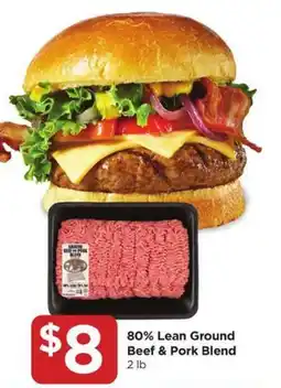 Food 4 Less 80% Lean Ground Beef & Pork Blend offer