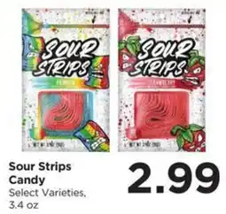 Food 4 Less Sour Strips Candy offer