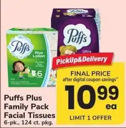 Safeway Puffs Plus Facial Tissues offer