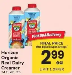 Safeway Horizon Organic Real Dairy Creamer offer