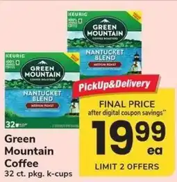 Safeway Green Mountain Coffee offer