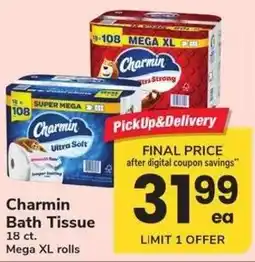 Safeway Charmin bath tissue offer