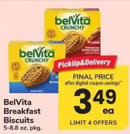 Safeway BelVita Breakfast Biscuits offer