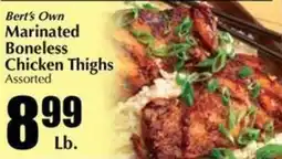 Bert's Red Apple Bert's Own Marinated Boneless Chicken Thighs offer