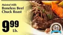 Bert's Red Apple Painted Hills boneless beef chuck roast offer