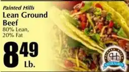 Bert's Red Apple Painted Hills lean ground beef offer