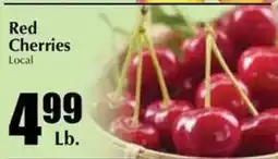 Bert's Red Apple Red Cherries Local offer