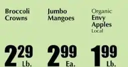 Bert's Red Apple Broccoli Crowns offer