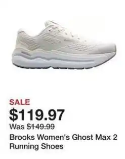 Dick's Sporting Goods Brooks Women's Ghost Max 2 Running Shoes offer