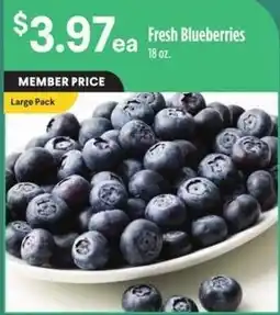 Bel Air Markets Fresh Blueberries offer