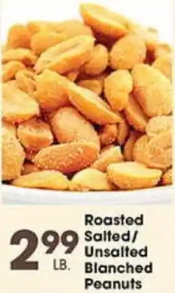 Village Market Food Centers Roasted Salted/Unsalted Blanched Peanuts offer