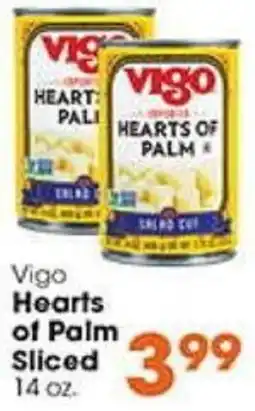 Village Market Food Centers Vigo Hearts of Palm Sliced offer