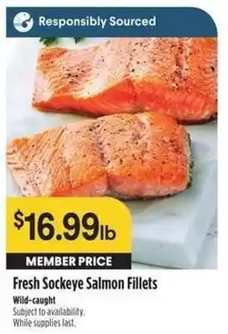 Bel Air Markets Fresh Sockeye Salmon Fillets offer