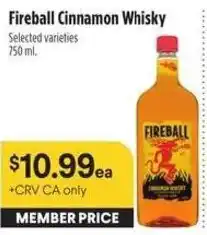 Bel Air Markets Fireball Cinnamon Whisky offer