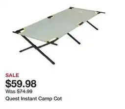 Dick's Sporting Goods Quest Instant Camp Cot offer