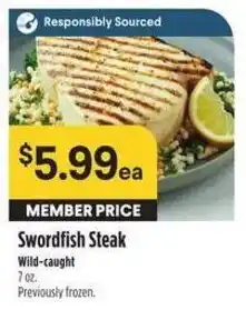Bel Air Markets Swordfish Steak offer