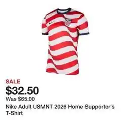 Dick's Sporting Goods Nike Adult USMNT 2026 Home Supporter's T-Shirt offer