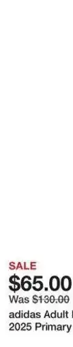 Dick's Sporting Goods adidas adult 2025 primary offer
