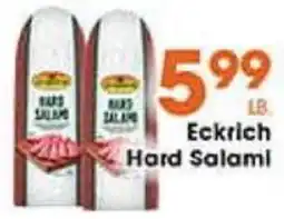 Village Market Food Centers Eckrich Hard Salami offer