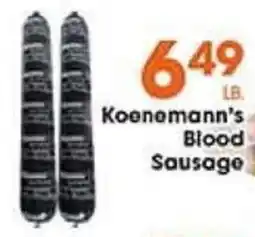 Village Market Food Centers Koenemann's Blood Sausage offer