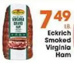 Village Market Food Centers Eckrich Smoked Virginia Ham offer