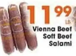 Village Market Food Centers Vienna Beef Soft Beef Salami offer