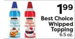 Rich's Fresh Market Best Choice Whipped Topping offer