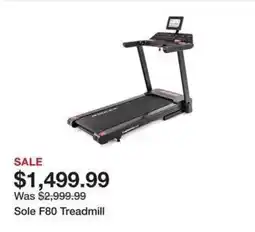 Dick's Sporting Goods Sole F80 Treadmill offer