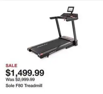 Dick's Sporting Goods Sole F80 Treadmill offer