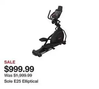 Dick's Sporting Goods Sole E25 Elliptical offer