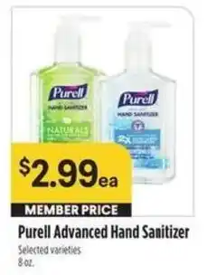 Bel Air Markets Purell advanced hand sanitizer offer