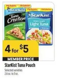 Bel Air Markets Starkist Tuna Pouch offer