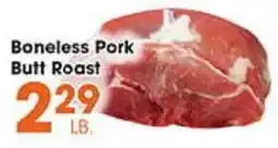 Village Market Food Centers Boneless Pork Butt Roast offer