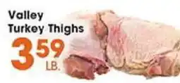 Village Market Food Centers Valley turkey thighs offer