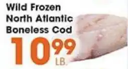 Village Market Food Centers Wild Frozen North Atlantic Boneless Cod offer