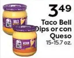 Rich's Fresh Market Taco Bell Dips or con Queso offer