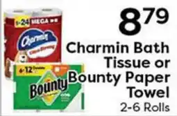 Rich's Fresh Market Charmin Bath Tissue or Bounty Paper Towel offer