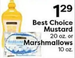 Rich's Fresh Market Best Choice Mustard or Marshmallows offer