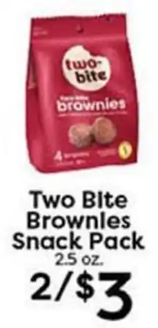 Rich's Fresh Market Two Bite Brownies Snack Pack offer